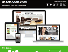 Tablet Screenshot of blackdoormedia.com